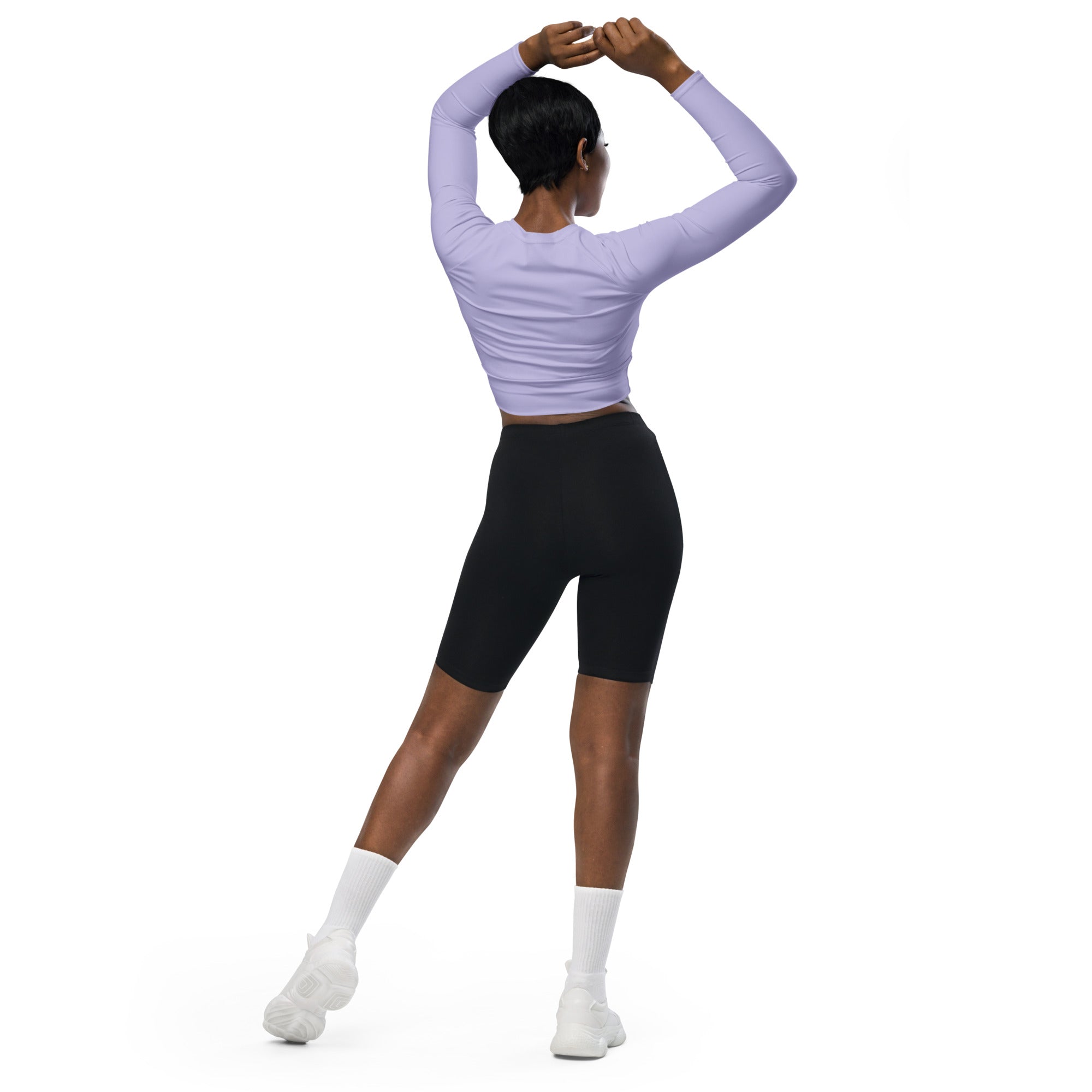 SHE REBEL - Melrose Lavender Recycled Crop Top UPF 50+
